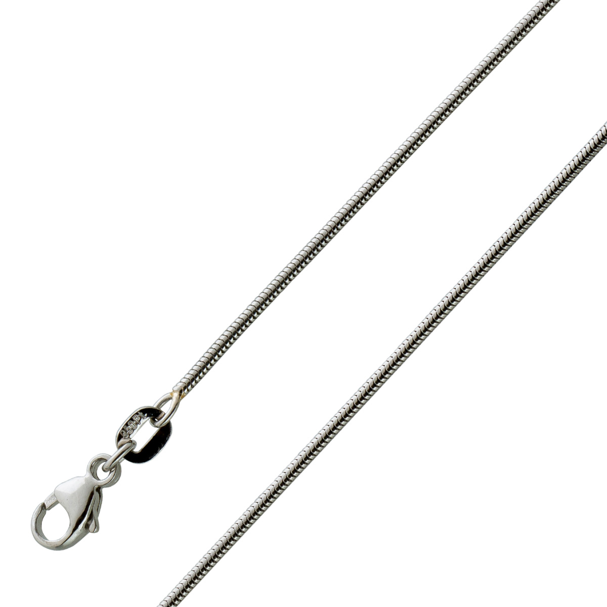 Platin Kette Schlange 1,2 mm Platin 950 massiv 50 Platin Kette Schlange 1,2 mm Platin 950 massiv 50