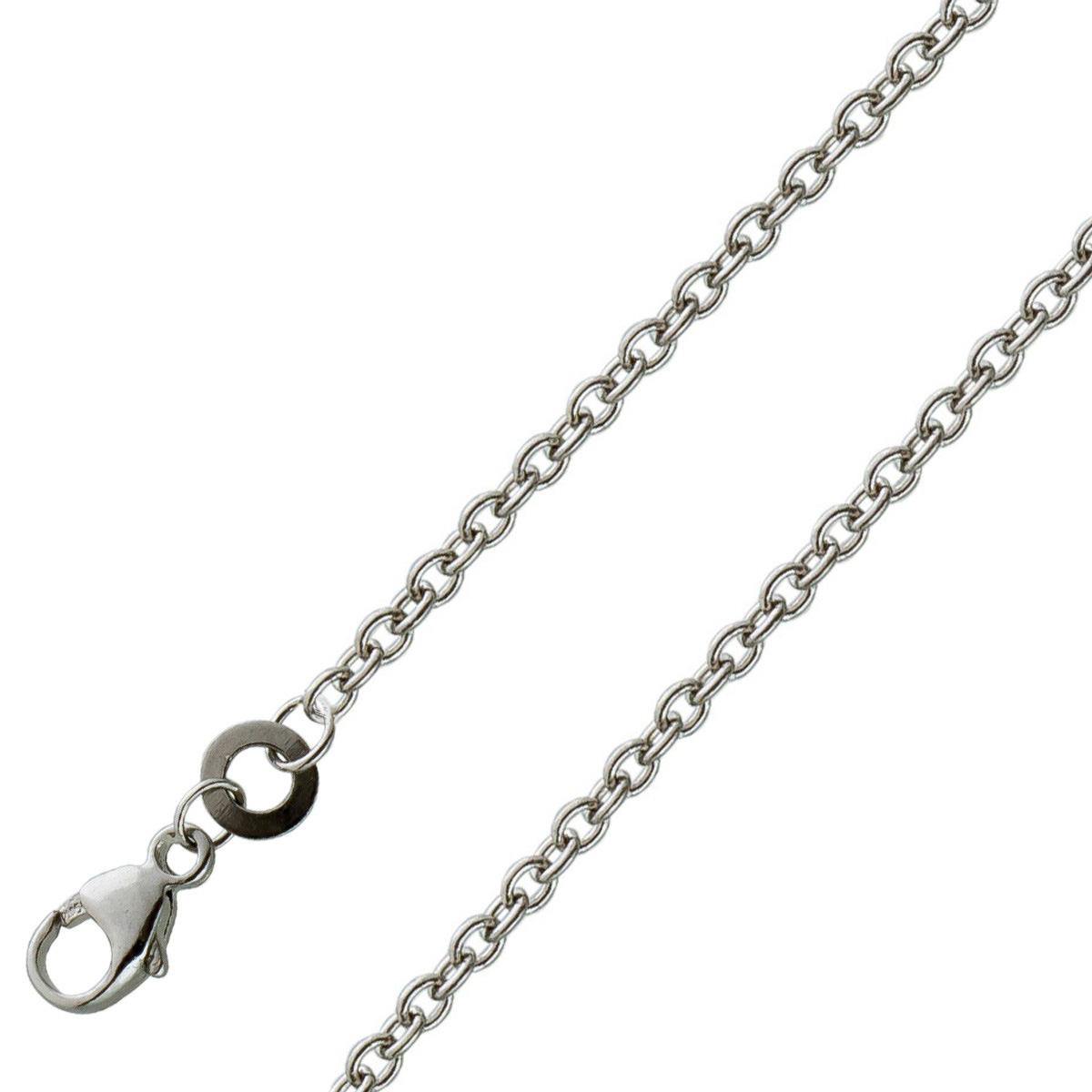 Ankerkette 1.85mm Platin 950 poliert 60