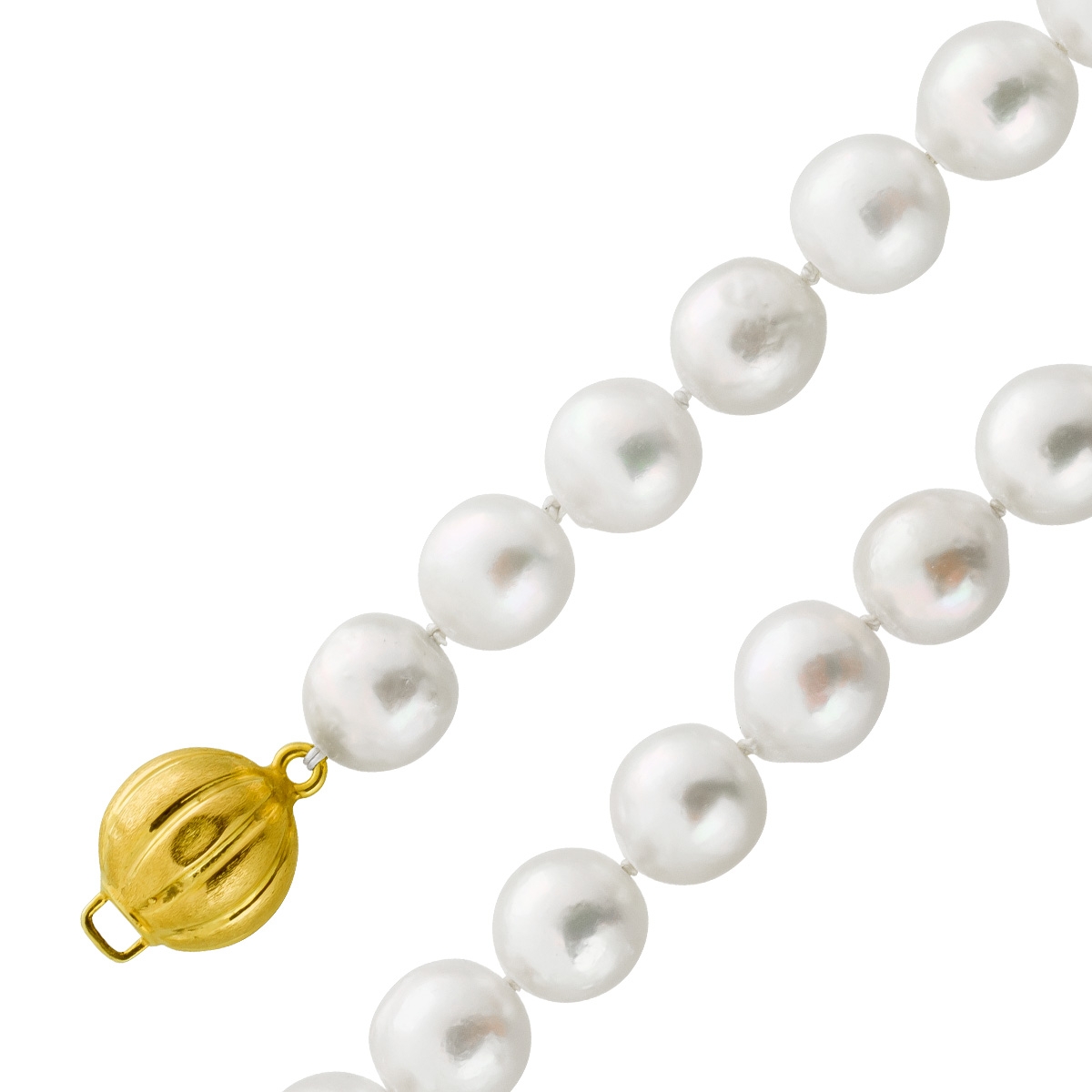 Perlenkette Japanische Akoyaperlen 7.6mm Gelbgold 585 38 Perlenkette Japanische Akoyaperlen 7.6mm Gelbgold 585 38