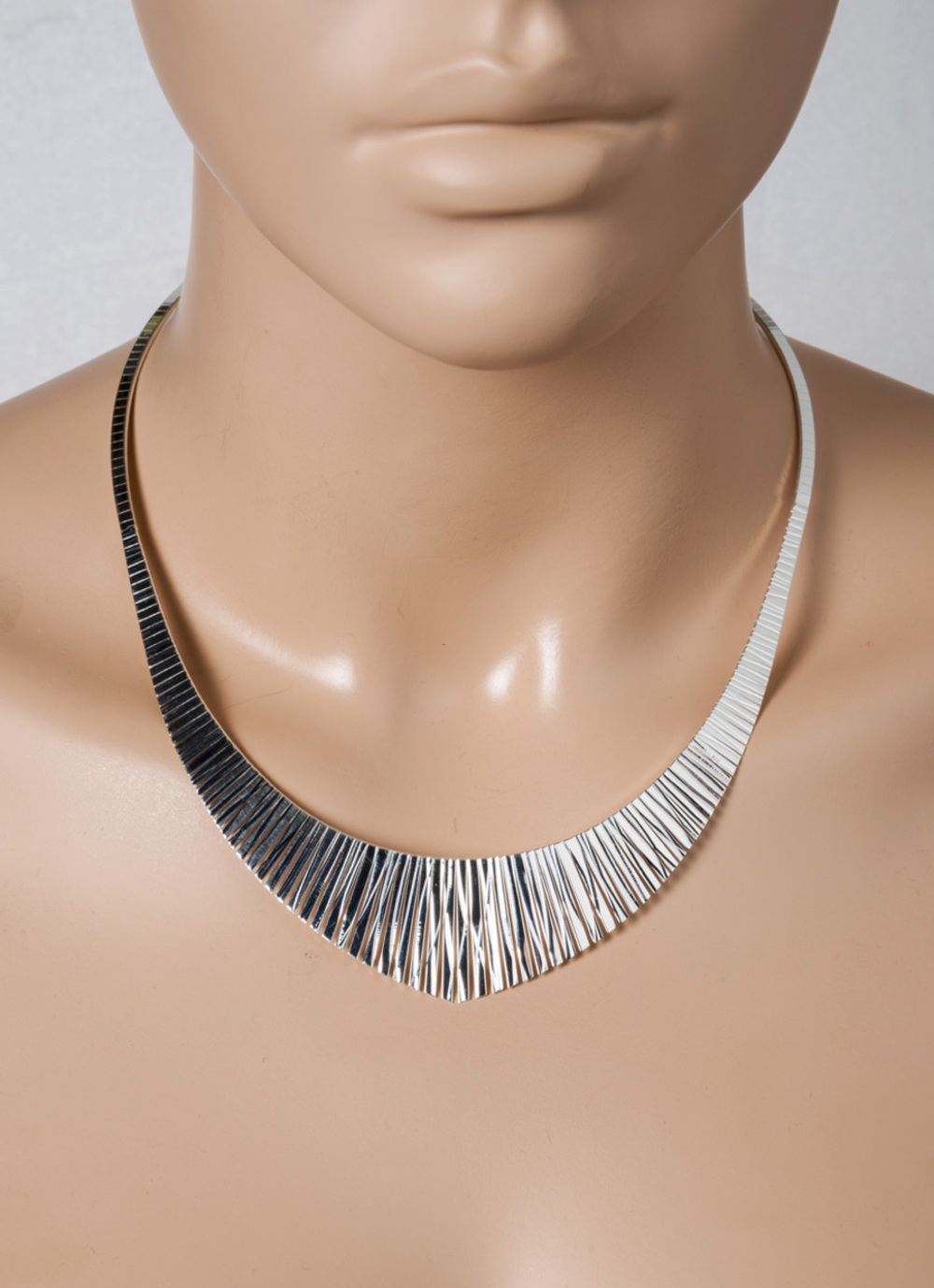 Kleopatrakette Silber 925 rhodiniert beweglich 44 Kleopatrakette Silber 925 rhodiniert beweglich 44