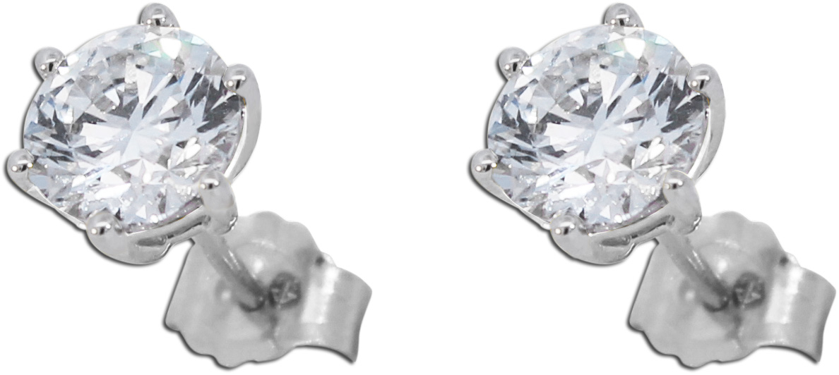 Solitär Ohrstecker 1.50ct F VSI Weißgold 585 14K Lab Grown Diamanten