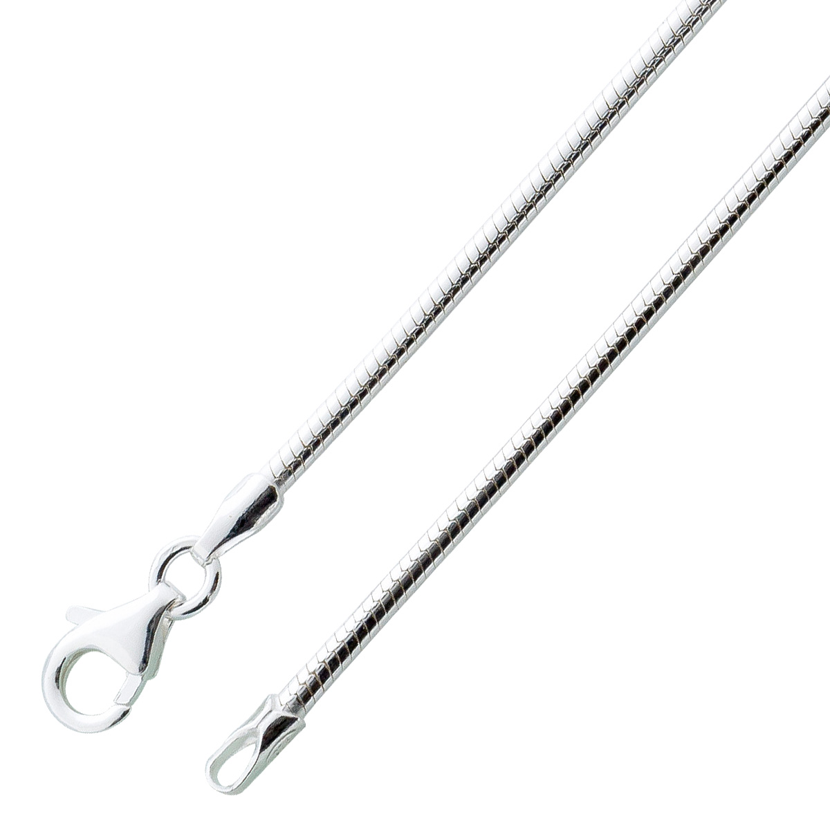 Schlangenkette 1,4mm Sterling Silber 925 massiv 55 Schlangenkette 1,4mm Sterling Silber 925 massiv 55