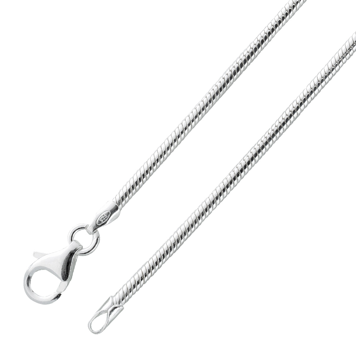 Schlangenkette 3,6mm Silberarmband Silber 925 massiv 45