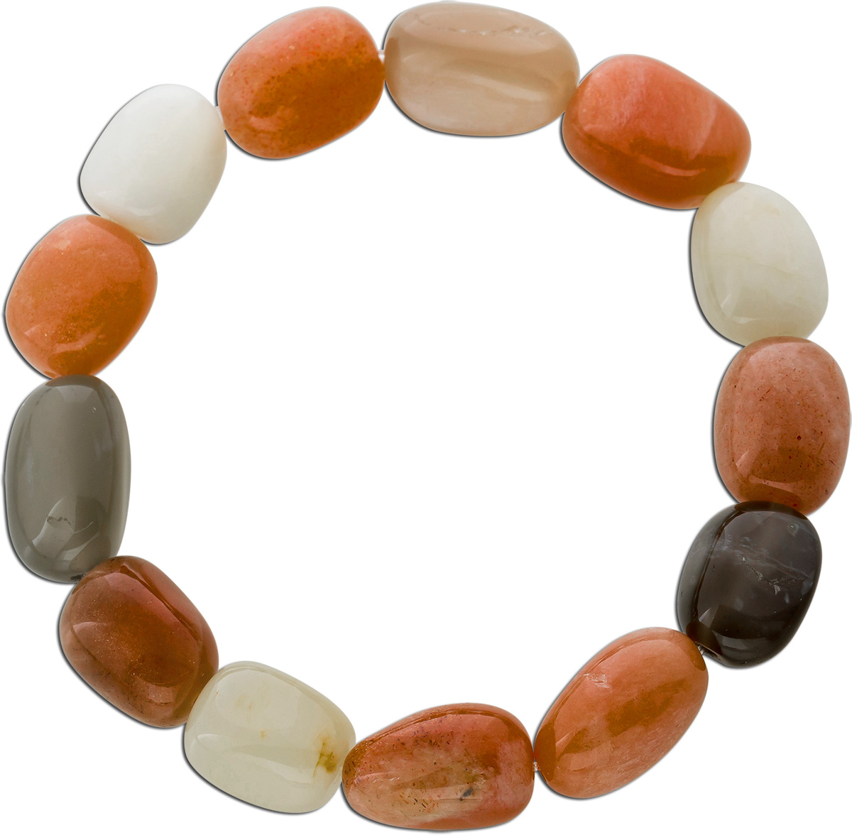 Moonstone Bracelet white green brown moonstone gemstones