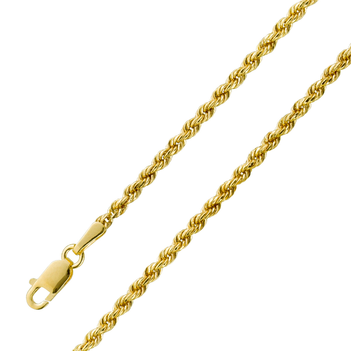 Kordelarmband 2,2mm Gelbgold 375 9 Karat UNO A ERRE 18