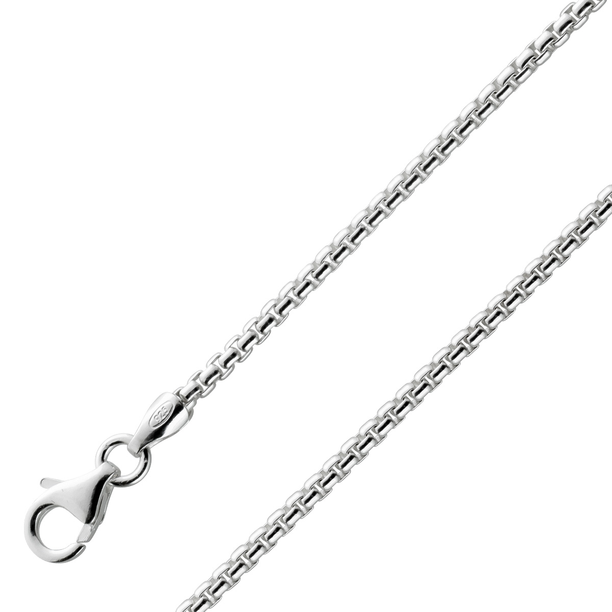 Venezianer Kette 1,8mm Rundkette Silber 925 55 Venezianer Kette 1,8mm Rundkette Silber 925 55