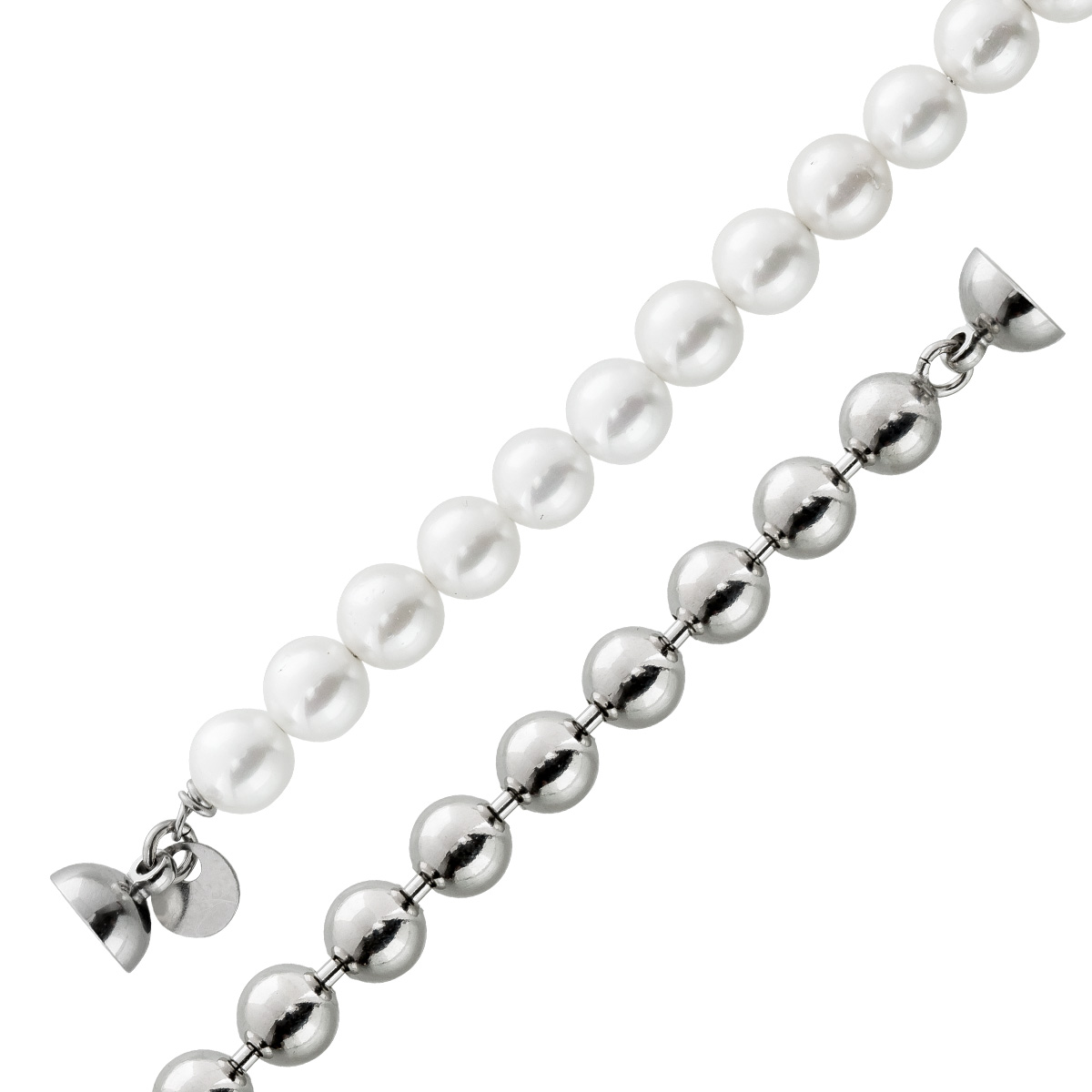 Perlen Armband Silber 925 6mm Kugeldesign 17