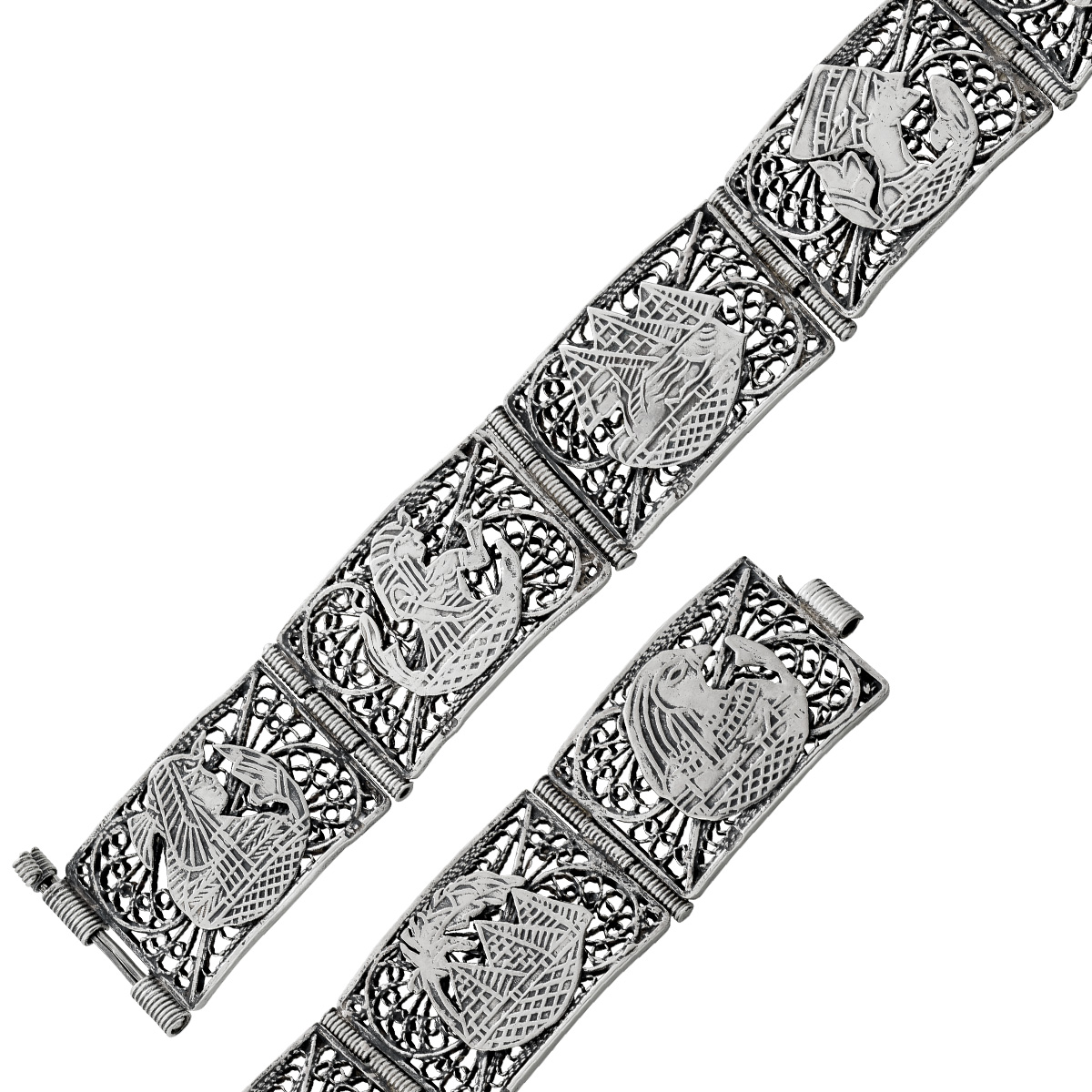 Ägyptisches Armband Silber 925 Pharao Sonnengott Re Pyramiden Horus 19 Ägyptisches Armband Silber 925 Pharao Sonnengott Re Pyramiden Horus 19