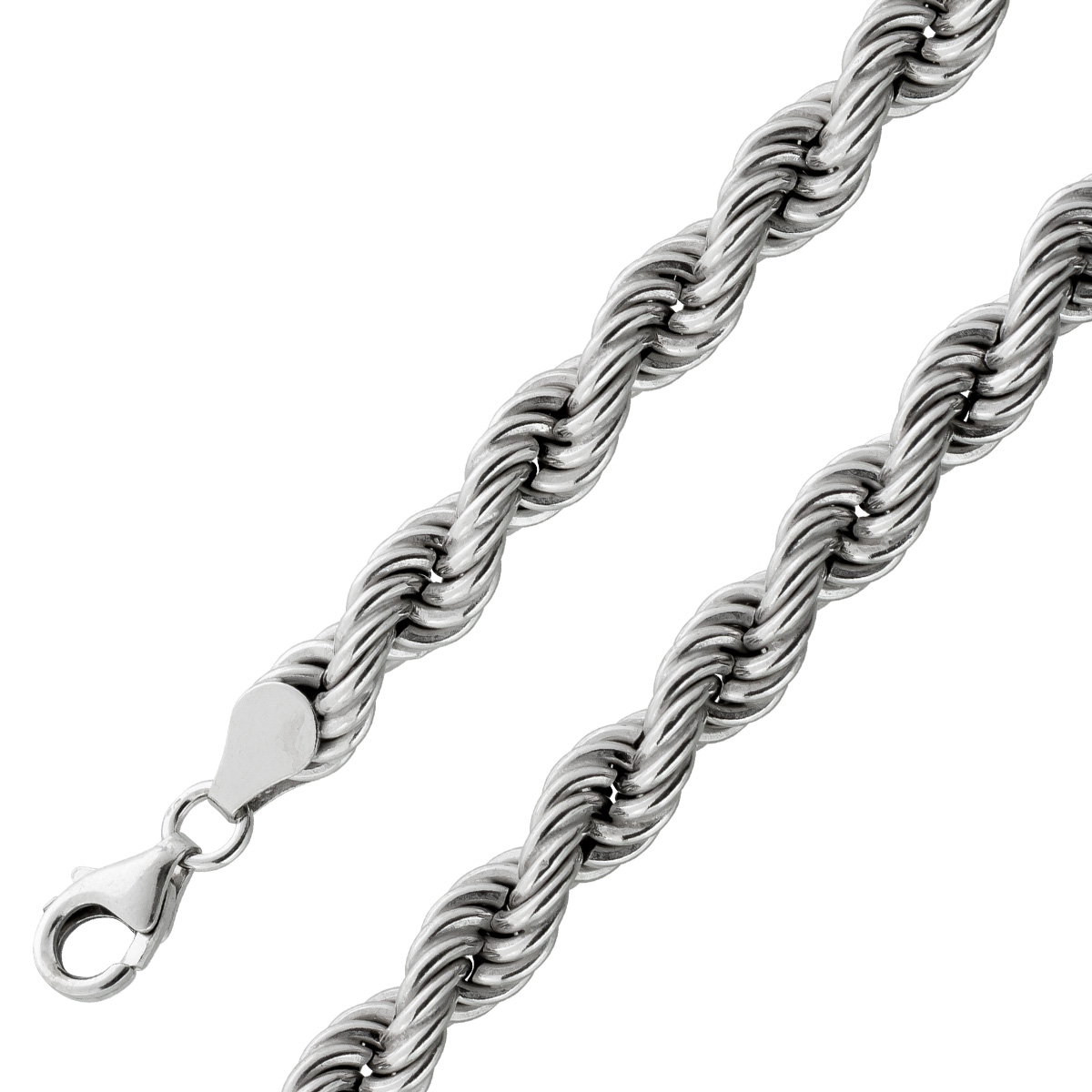 Kordelkette 6,3mm Dookie Rope Sterling Sterling 925 60 Kordelkette 6,3mm Dookie Rope Sterling Sterling 925 60