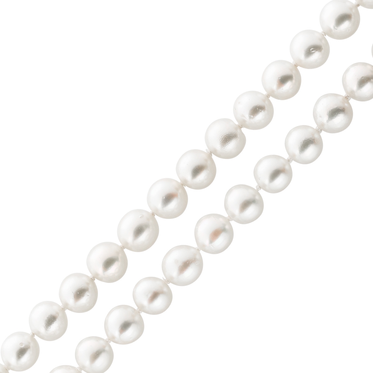Perlenkette 96cm Japanischen Akoyaperlen 8.0-8.4mm endlos 96
