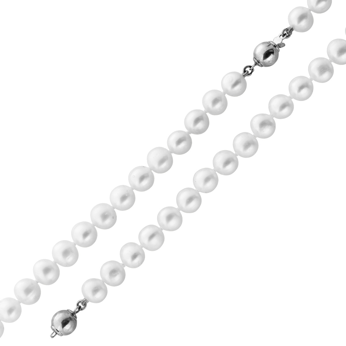 Perlenkette Set Silber 925 Süßwasser Perlen Perlenarmband 86