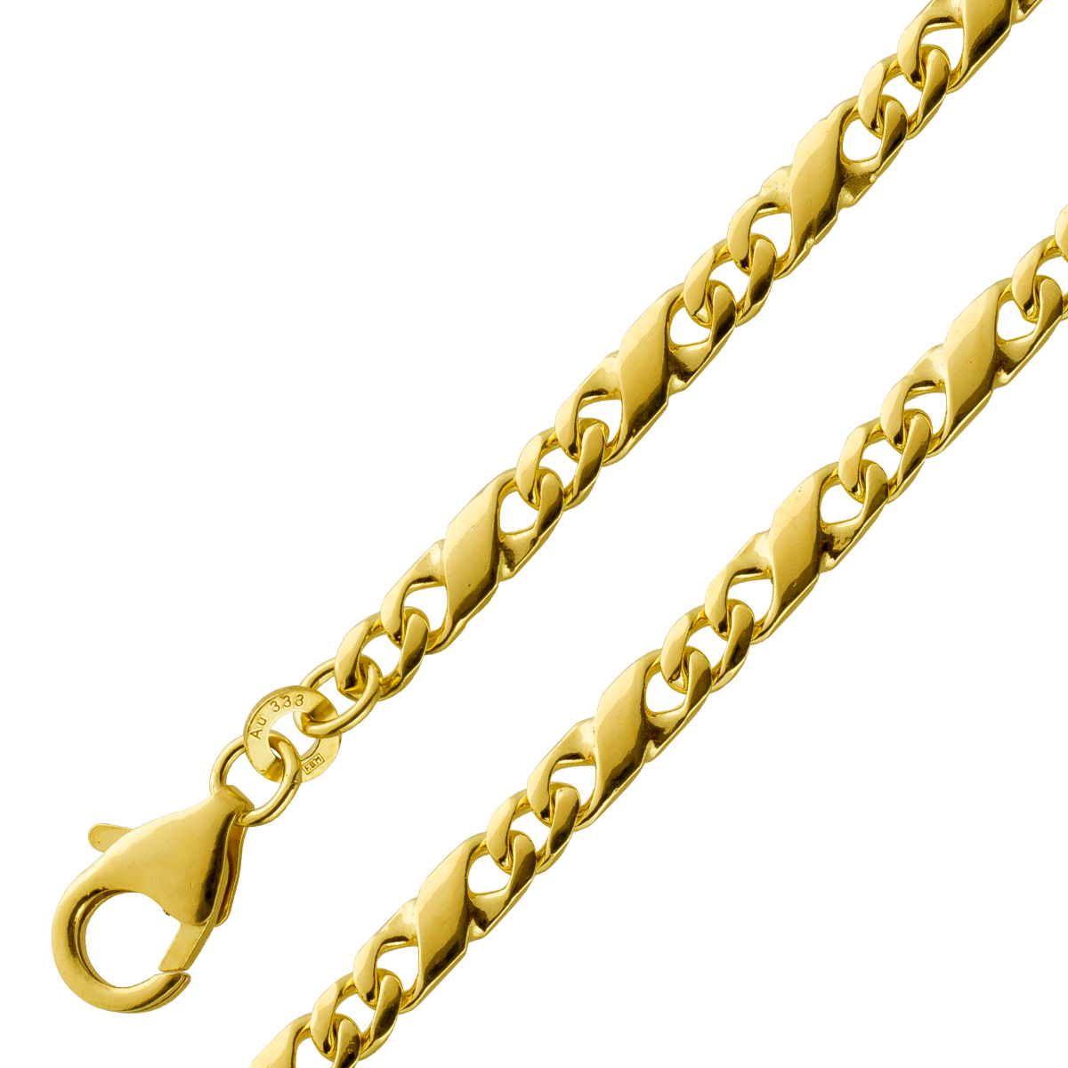 Dollar Armband 3,7mm Gelbgold 333 8 Karat massiv 21 Dollar Armband 3,7mm Gelbgold 333 8 Karat massiv 21