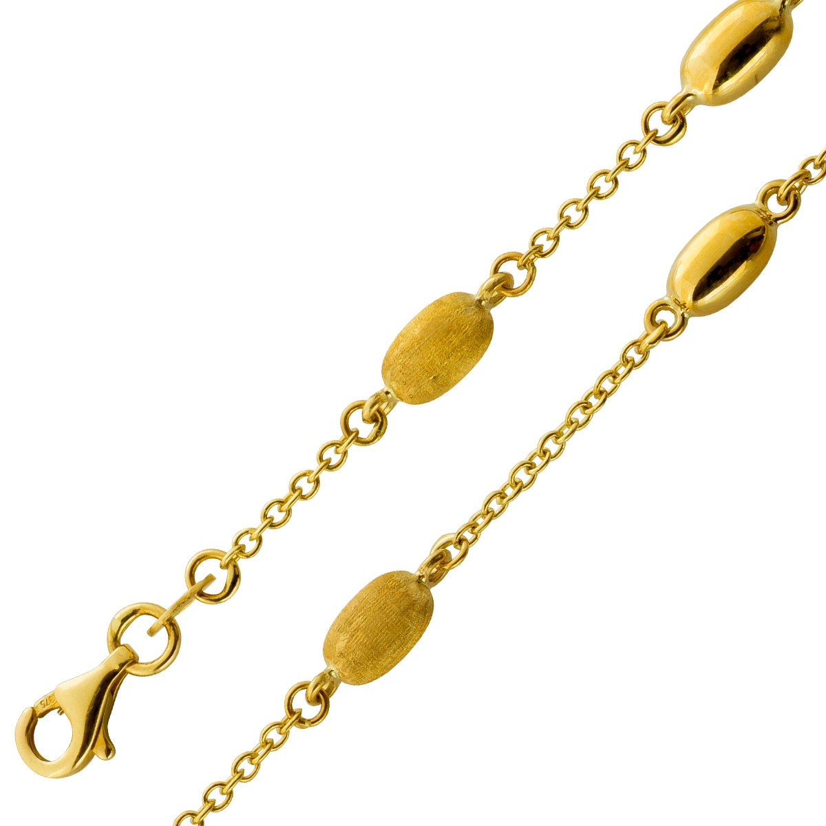 Fantasie Armband Gold 375 9 Karat 19