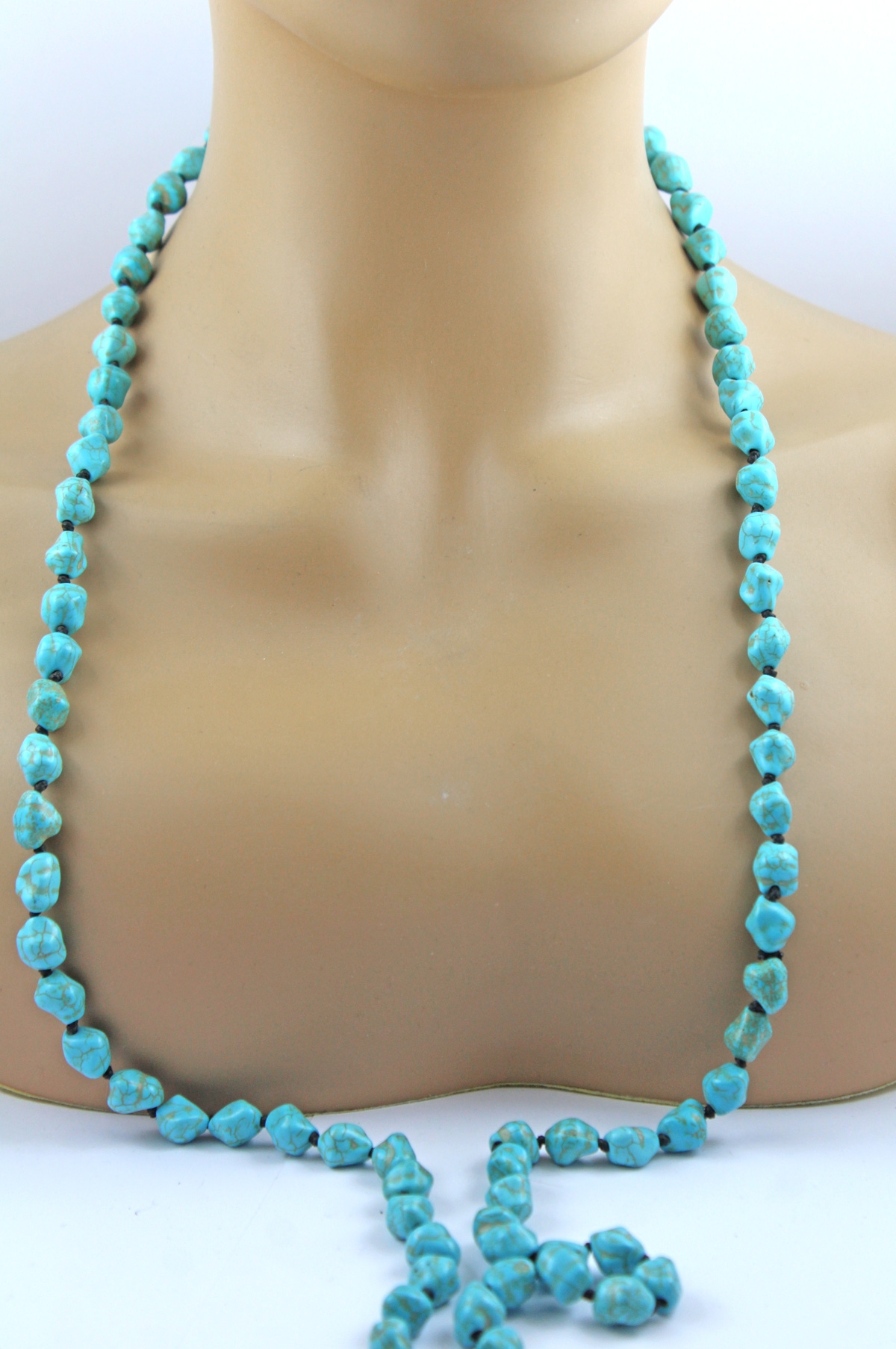 Turquoise Necklace Endless Turquoise Natural Gemstones