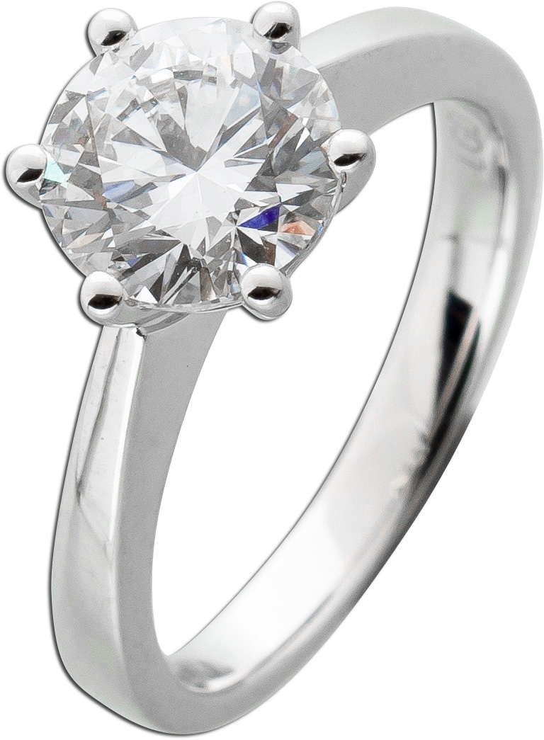 Solitärring 2.0 Carat Weißgold 585 14K Lab Grown Diamond IGI Zertifikat 17