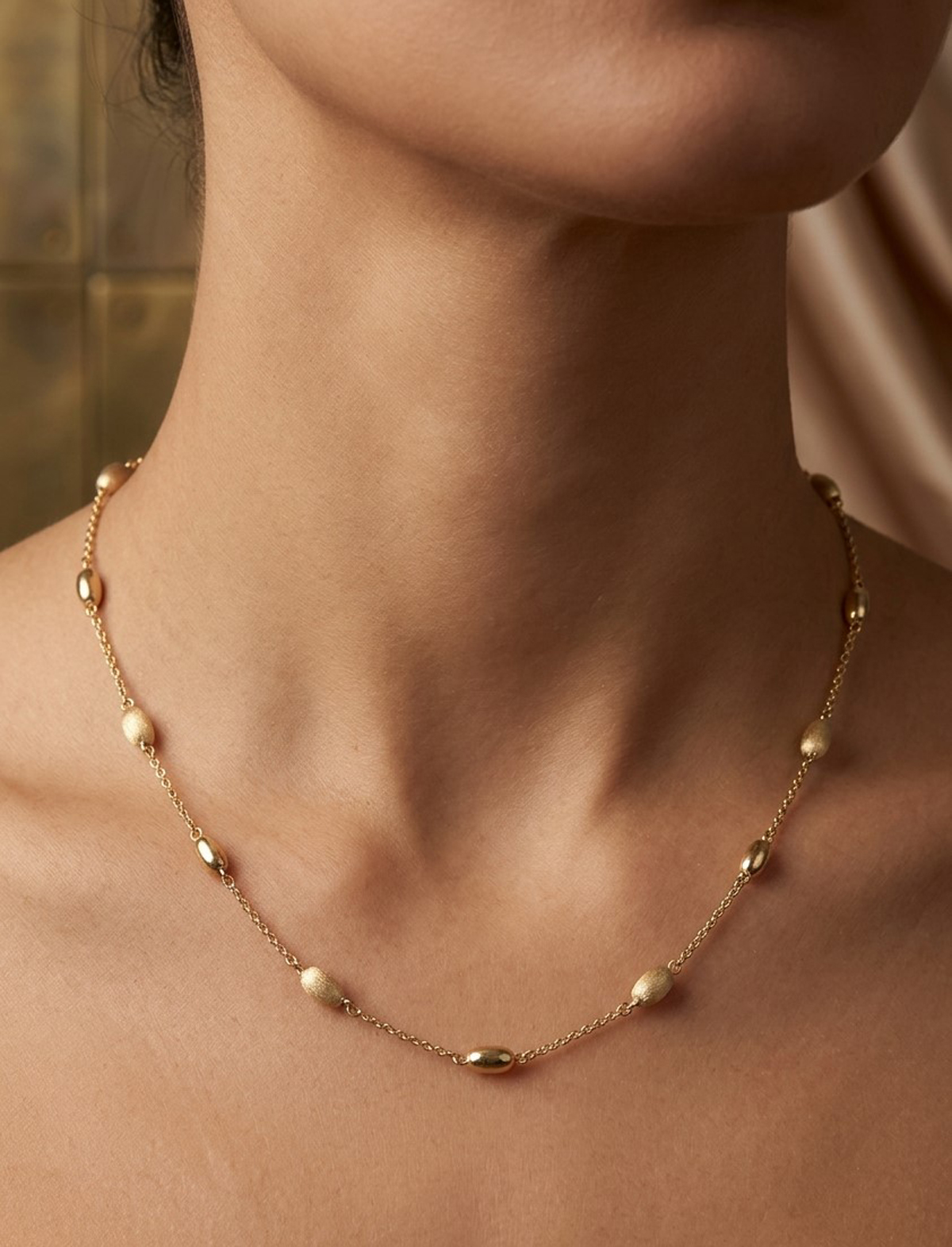 Fantasy Chain Yellow Gold 375 9 Karat 45