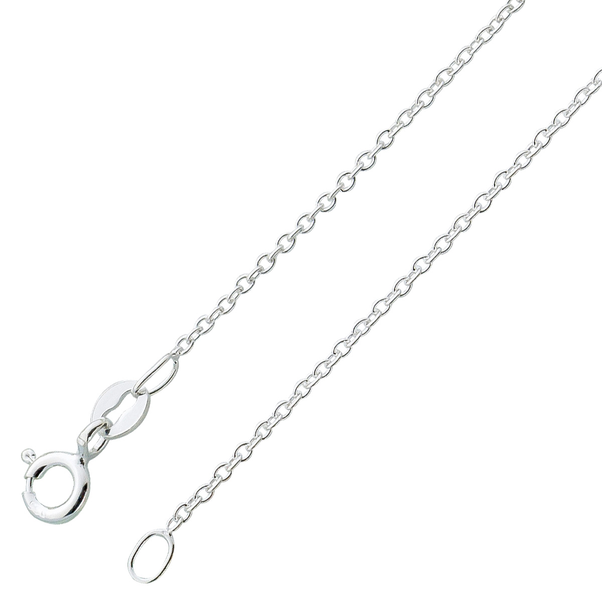 Erbskette 0,7mm Sterling Silber 925 poliert UNO A ERRE 55 Erbskette 0,7mm Sterling Silber 925 poliert UNO A ERRE 55