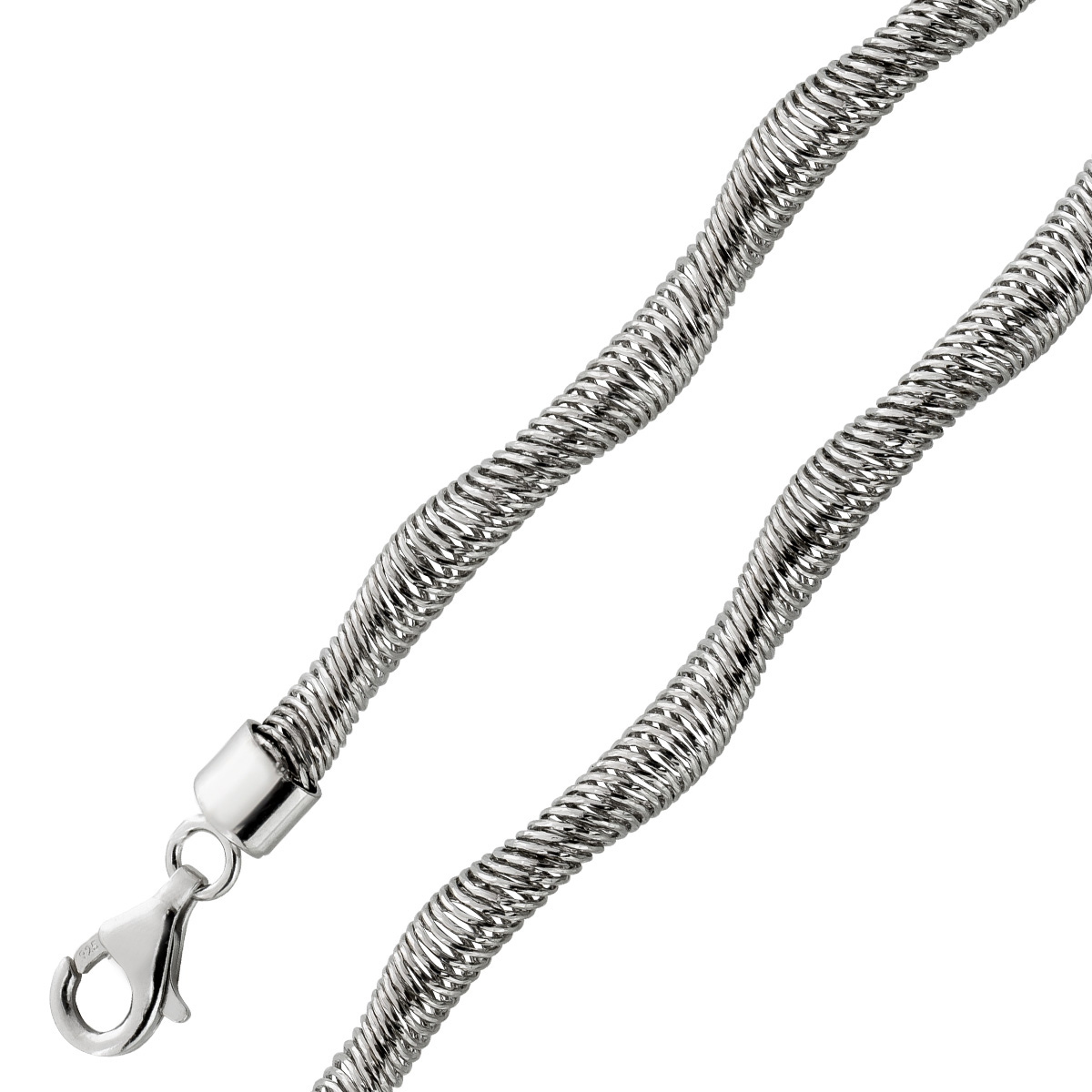 Collier Magic Kette Silber 925 rhodiniert 4,5mm 45 Collier Magic Kette Silber 925 rhodiniert 4,5mm 45