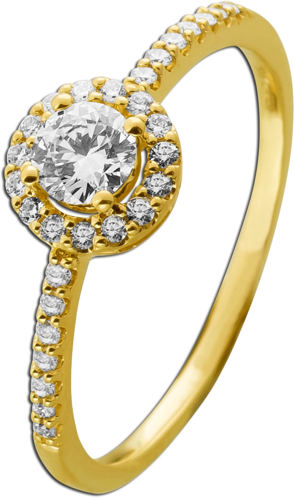 Diamantring Gold 585 14K Lab Grown Diamanten 0.5ct IGI Zertifikat 19