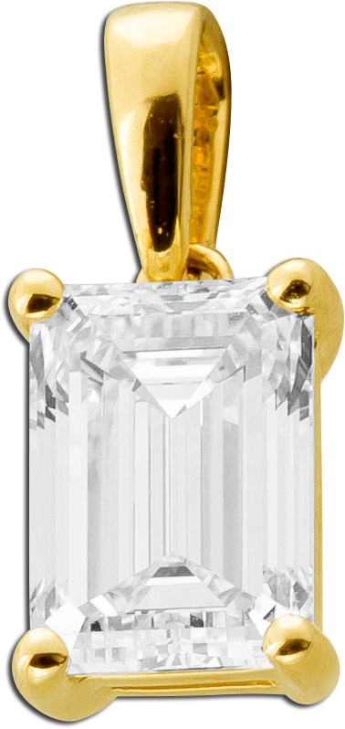 Diamant Anhänger Gold 585 14K Lab Grown Diamant 1.5ct IGI Zertifikat