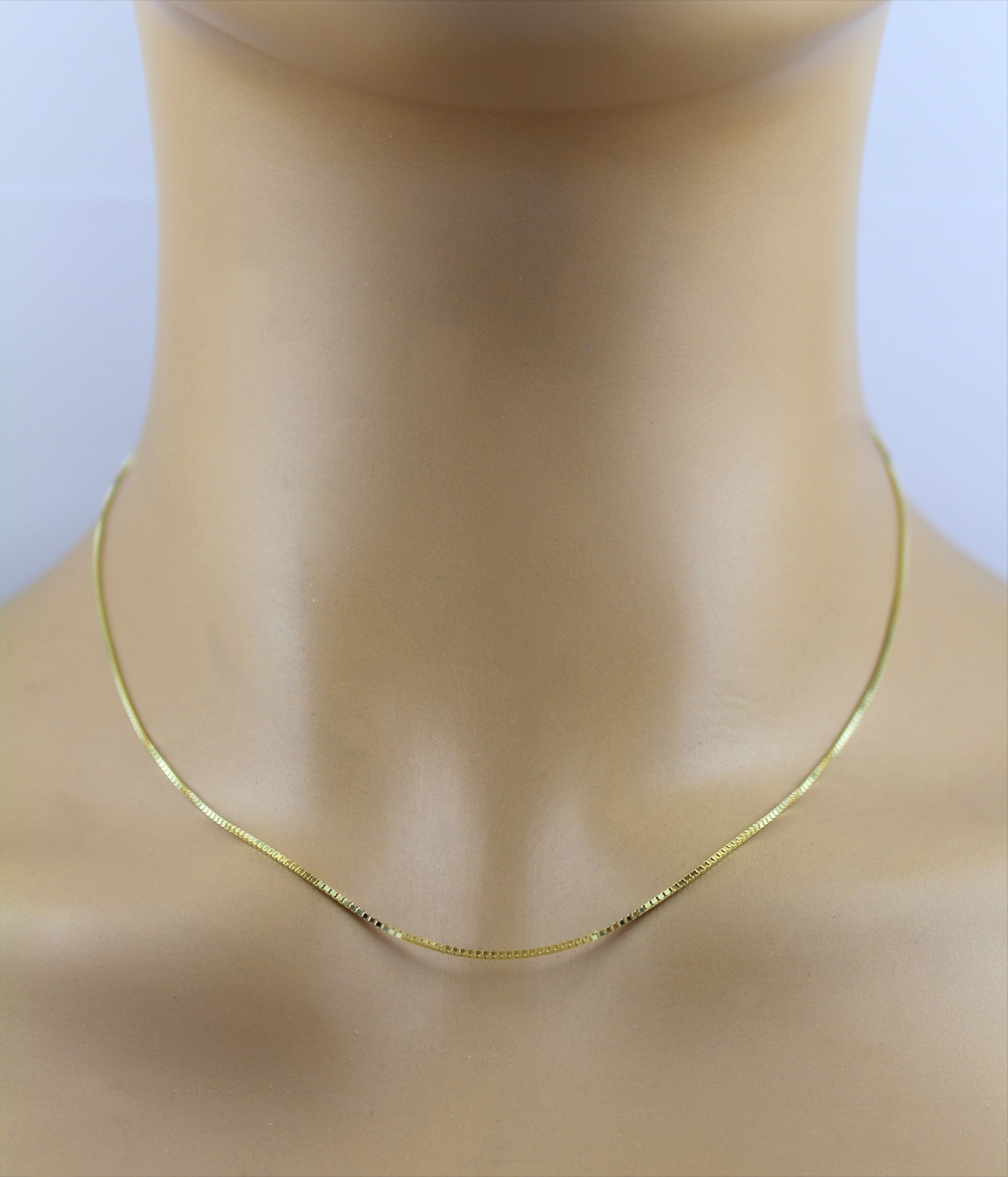 Venetian Chain 0.9mm Yellow Gold 333 8 Carat Solid Polished 42