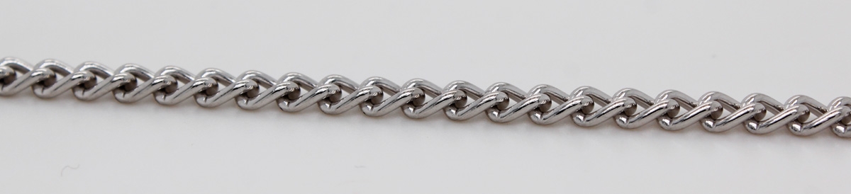 Platinum 950 Curb Chain 3.5mm Solid Cuban Link 45