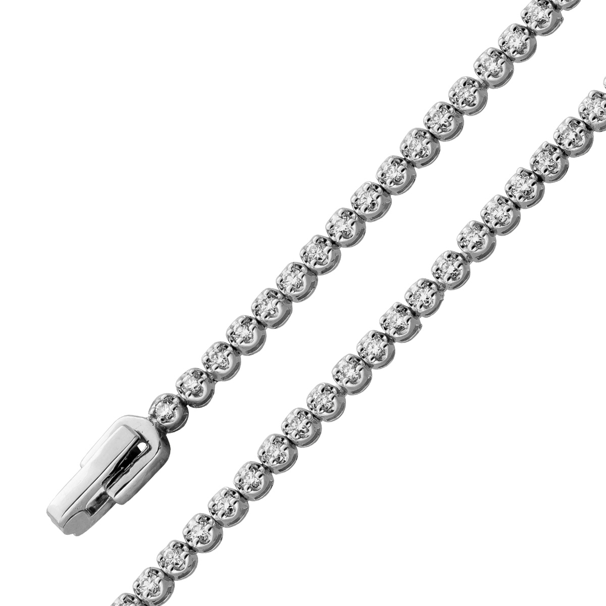 Tennisarmband 1ct Silber 925 Lab Grown Diamanten 18