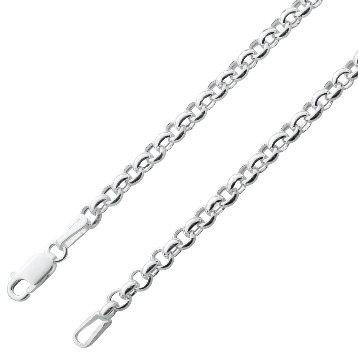Ankerkette 3,0mm Sterling Silber 925 massiv UNO A ERRE 45 Ankerkette 3,0mm Sterling Silber 925 massiv UNO A ERRE 45