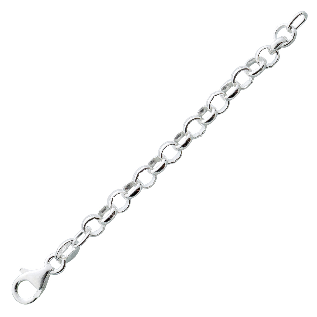 Verlängerungskette 3,6mm Sterling Silber 925 massiv 07 Verlängerungskette 3,6mm Sterling Silber 925 massiv 07