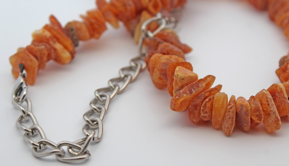 Dog Collar Baltic Amber 22-40cm