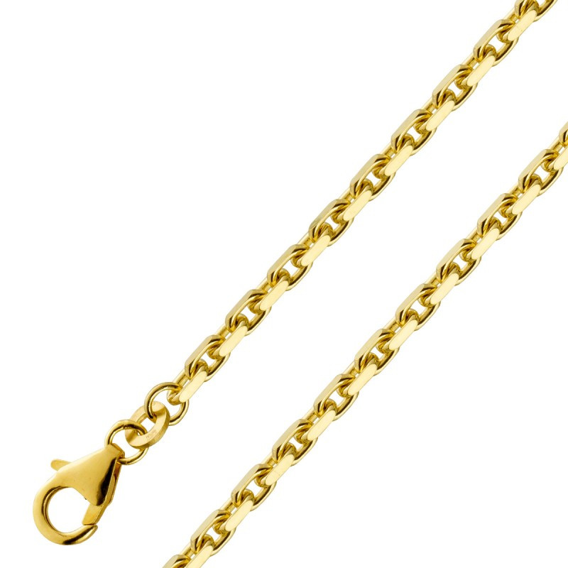 Halskette Gold 585 Ankerkette Breite 2,5mm 