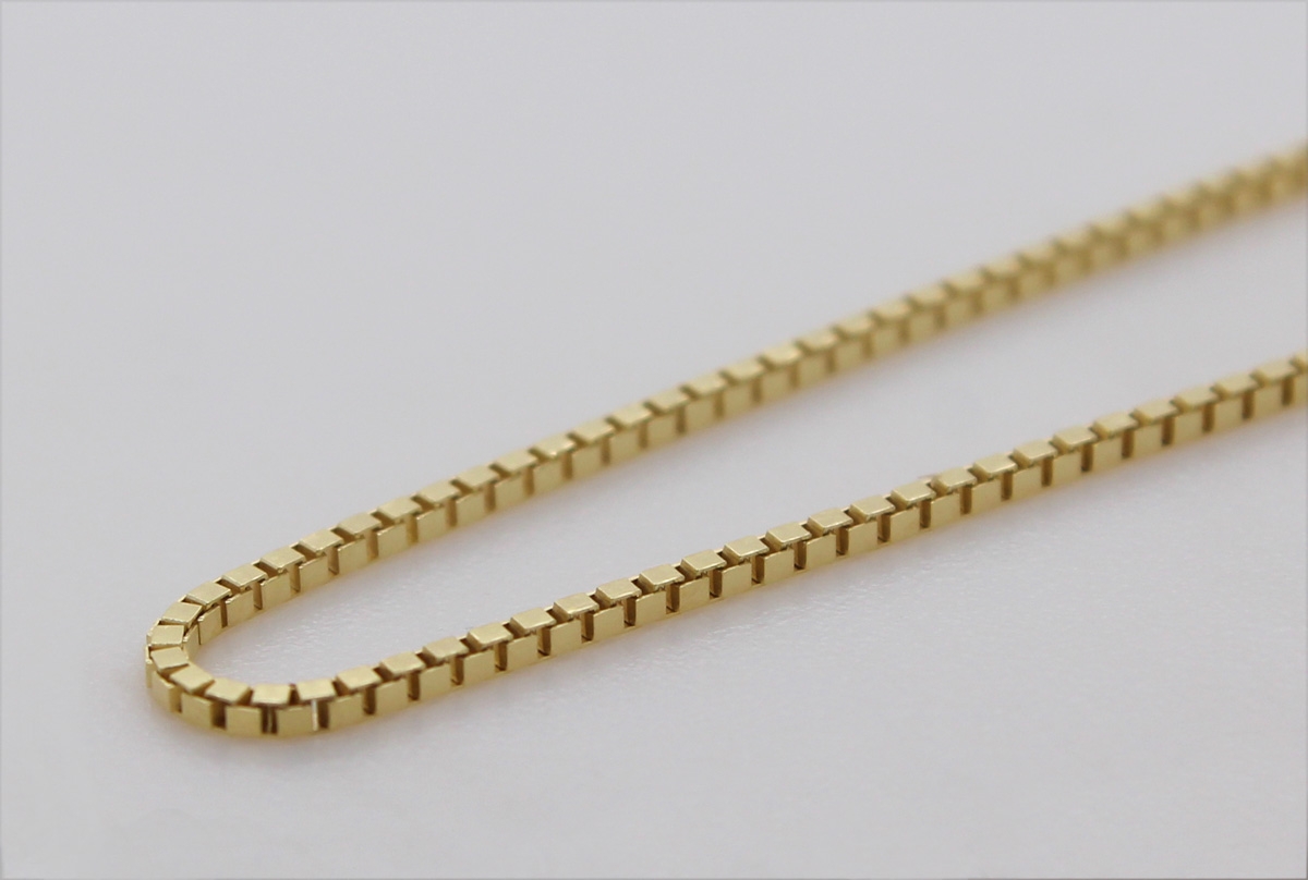 Venetian Chain 0.9mm Yellow Gold 333 8 Carat Solid Polished 42