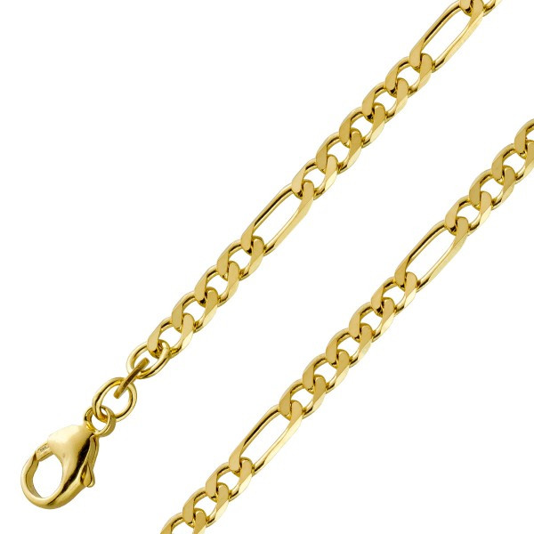 Halskette Figarokette Gold 585 3,4mm