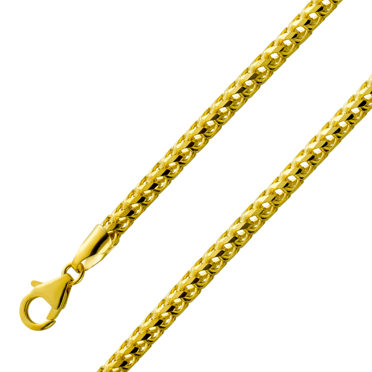 Bingo Kette 3,5mm Gelbgold 375 9 Karat massiv poliert 45 Bingo Kette 3,5mm Gelbgold 375 9 Karat massiv poliert 45