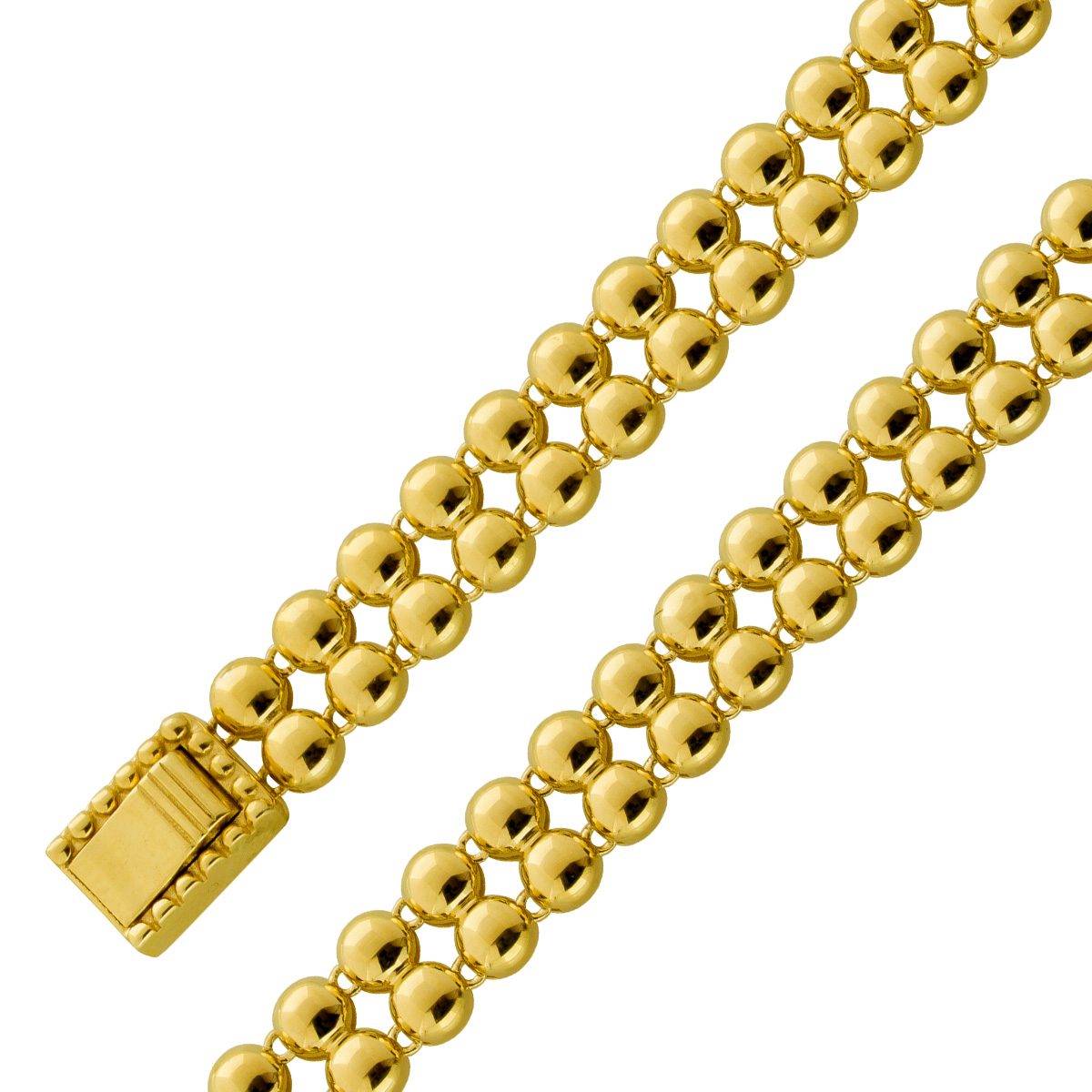 Kugel Armband Gelbgold 333 8 Karat 19