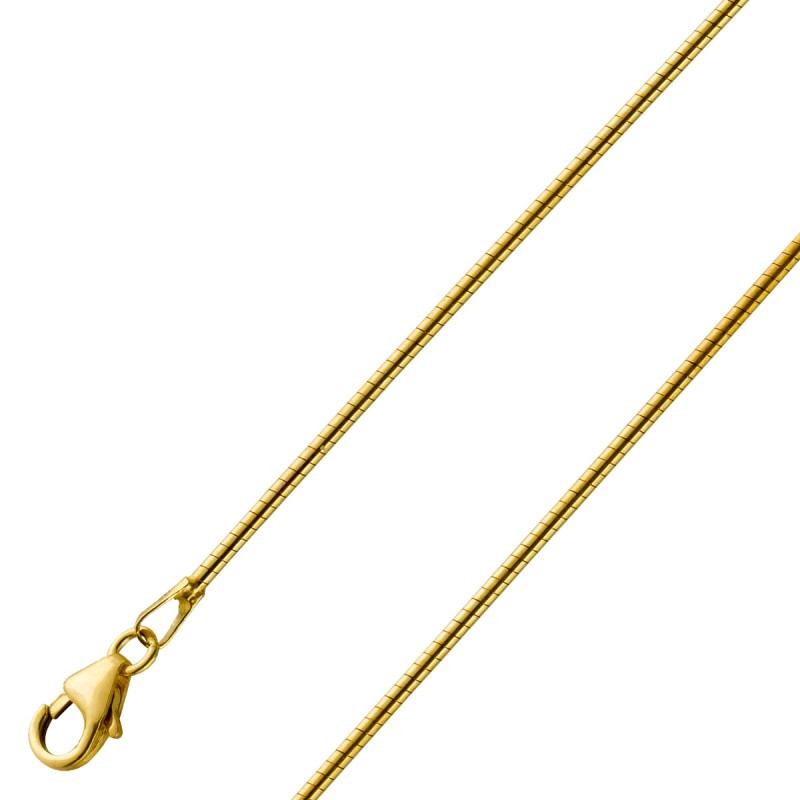 Tonda Snake Halskette Gold