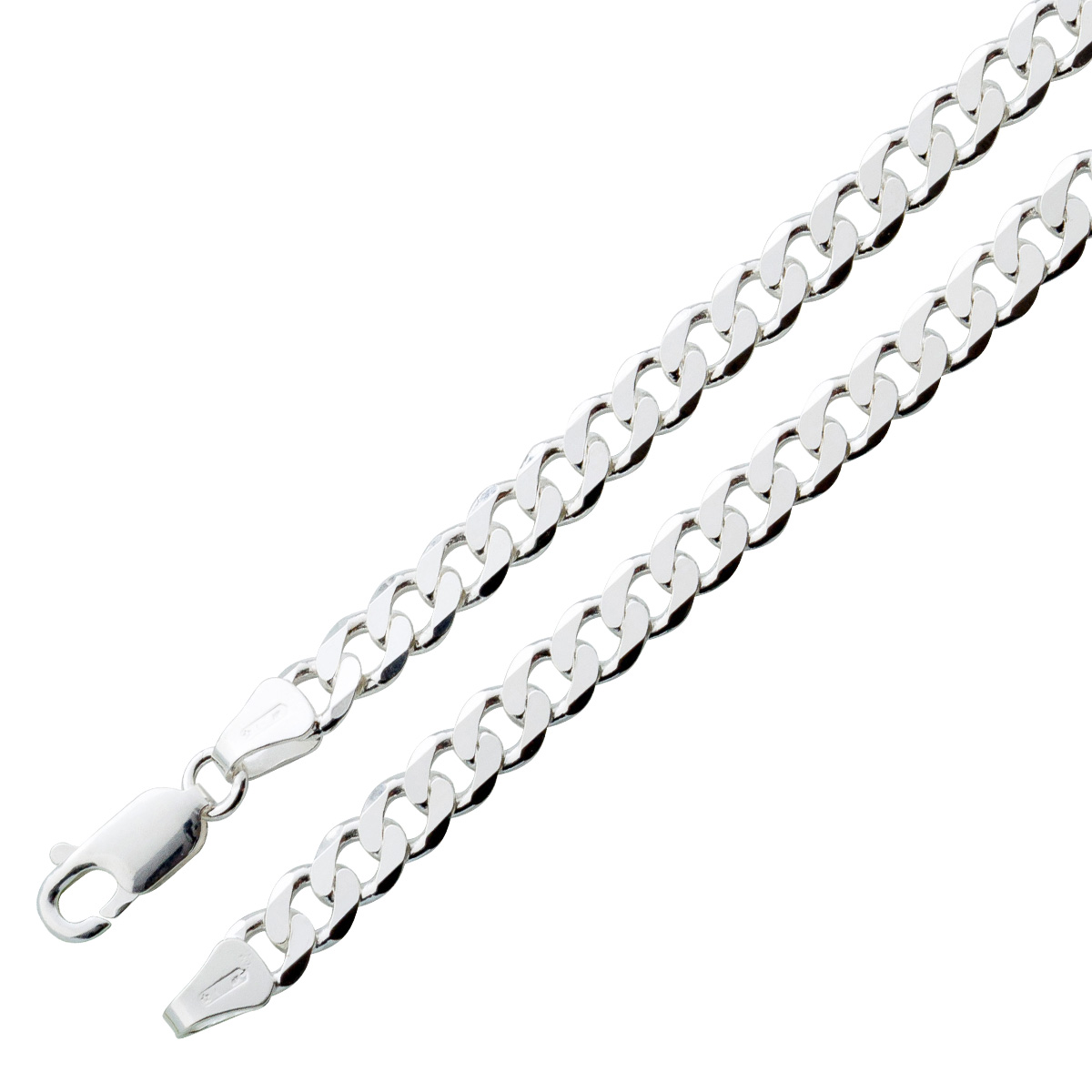 Panzerkette 4,7mm Sterling Silber 925 massiv UNO A ERRE 60
