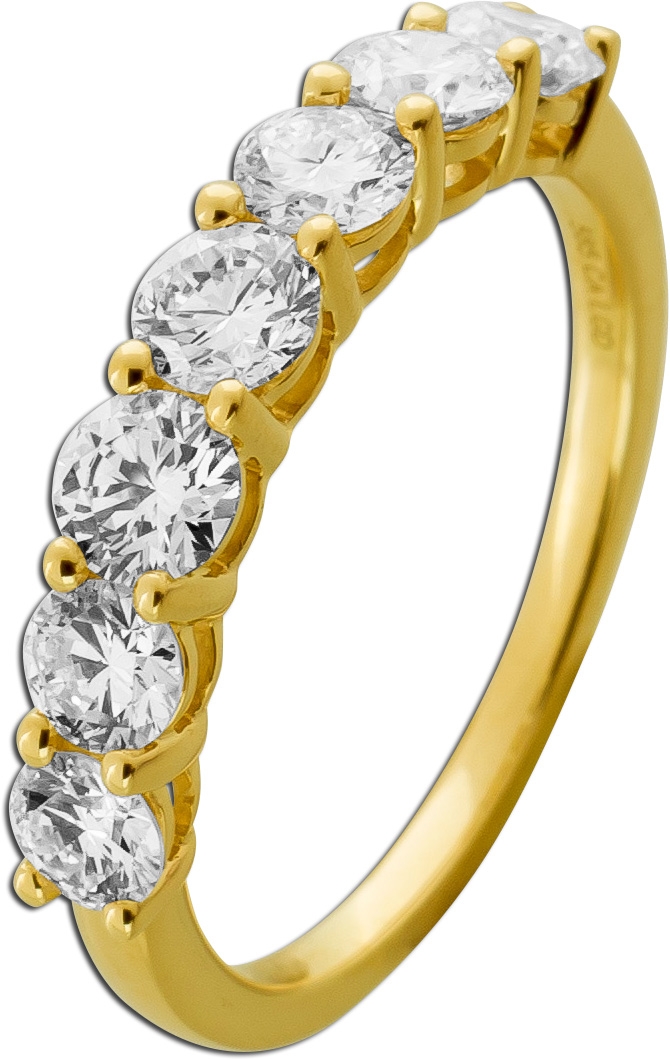 Memoire Alliance Ring Gelbgold 585 1.50ct Lab Grown Diamanten F VS 17