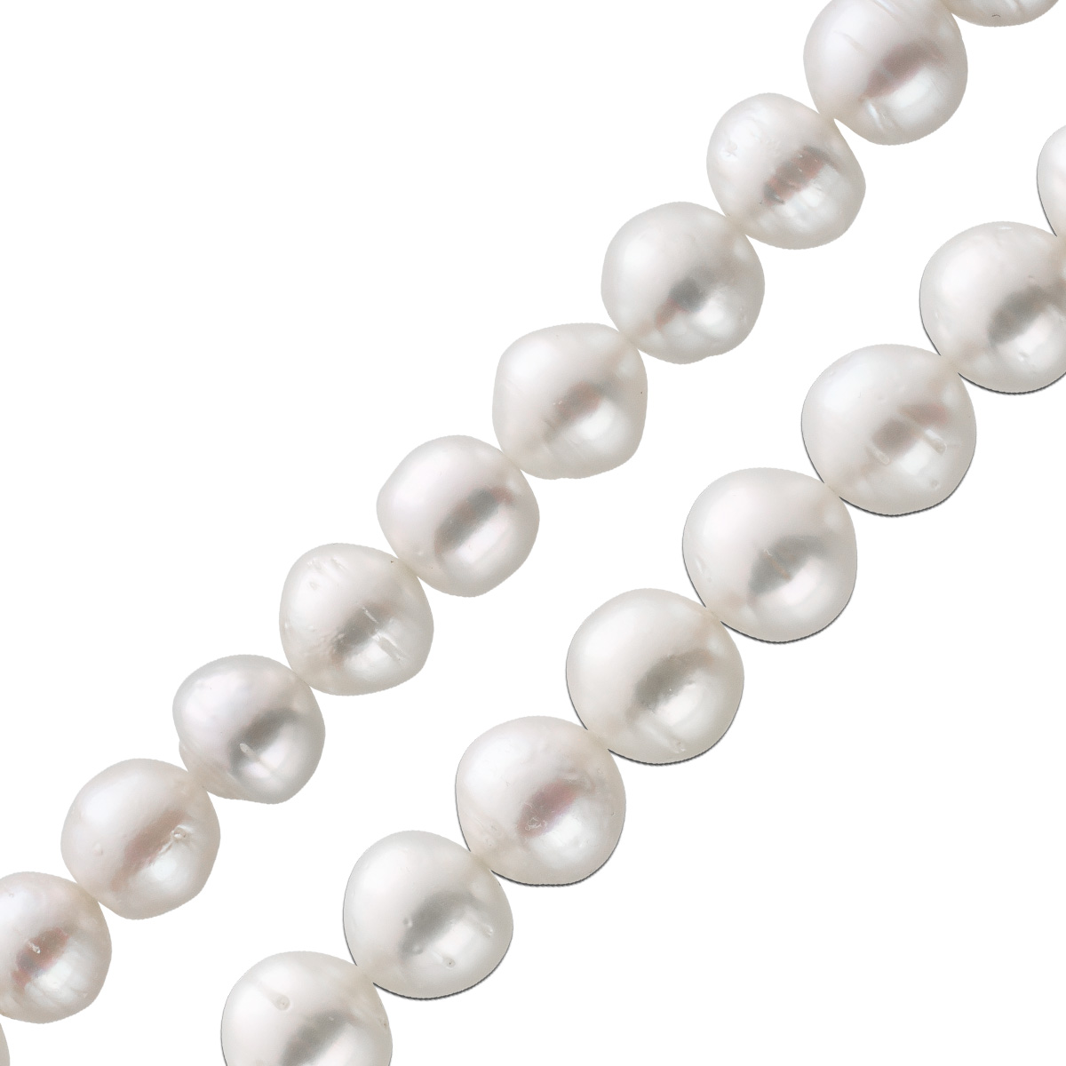 Südsee Perlenkette 43cm 11mm weiss rose Perlen Silber 925 43