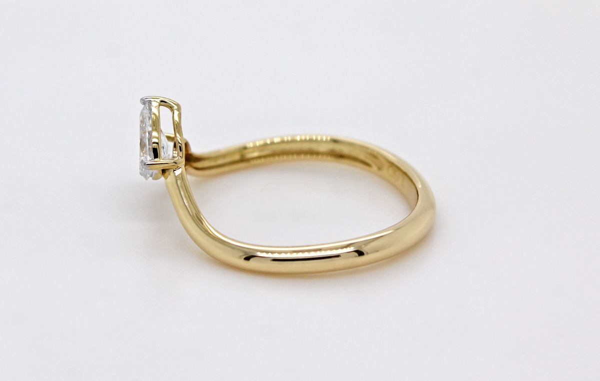 Diamond Ring 0.50ct Gold 585 14K Lab Grown Diamonds 17