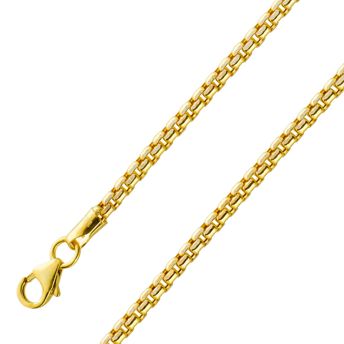Venezianerkette 2,5mm Gelbgold 585 14 Karat poliert massiv 45