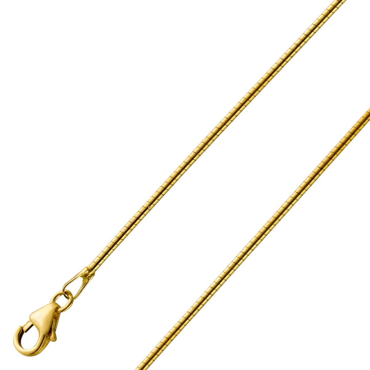 Tonda Collier 1,2mm Gold 333 8 Karat massiv poliert 42