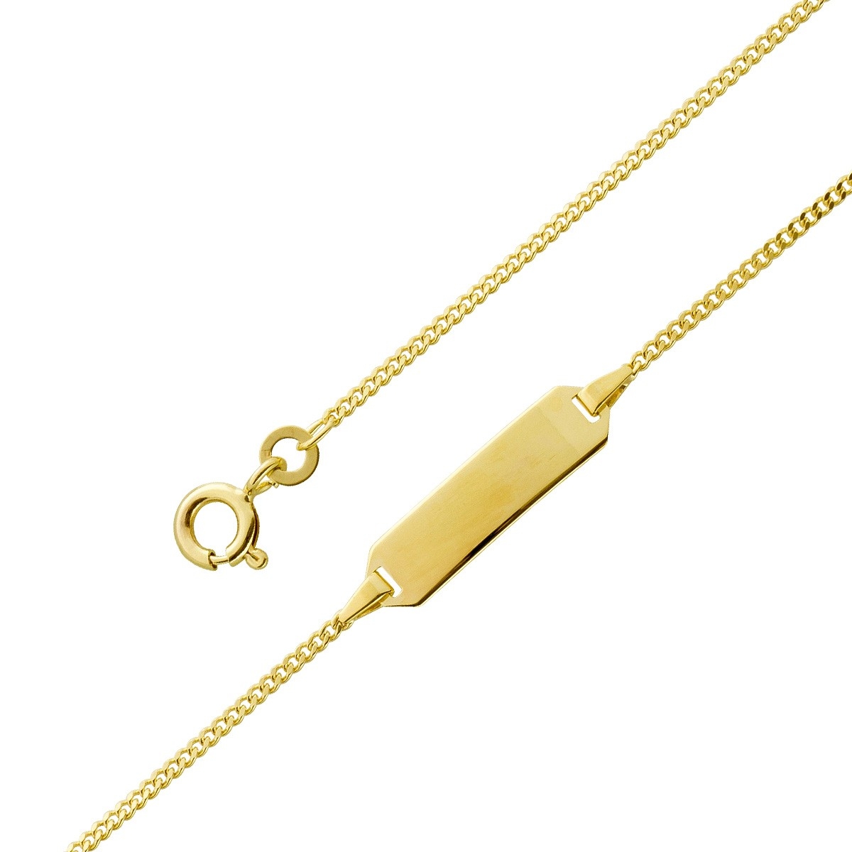 Gravurarmband ID Gold 585 14 Karat Kinderarmband 14