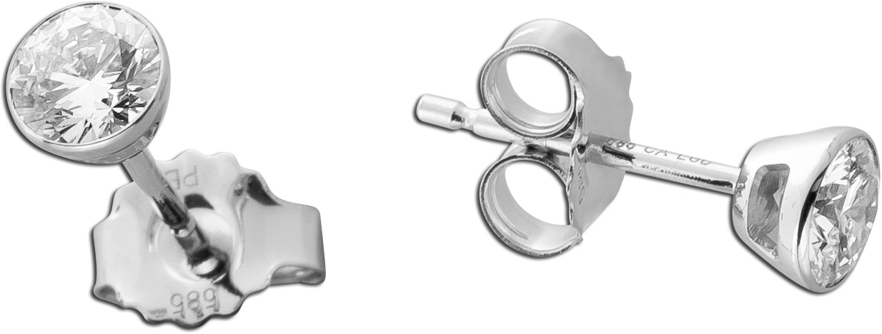 Diamant Ohrringe 0.50ct Weißgold 585 14K Lab Grown Diamanten